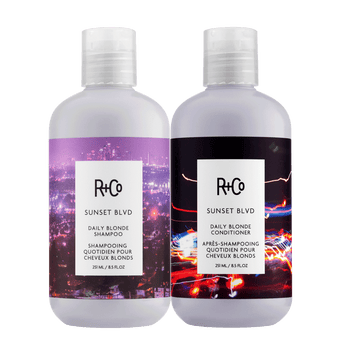 SUNSET BLVD Daily Blonde Shampoo + Conditioner Set